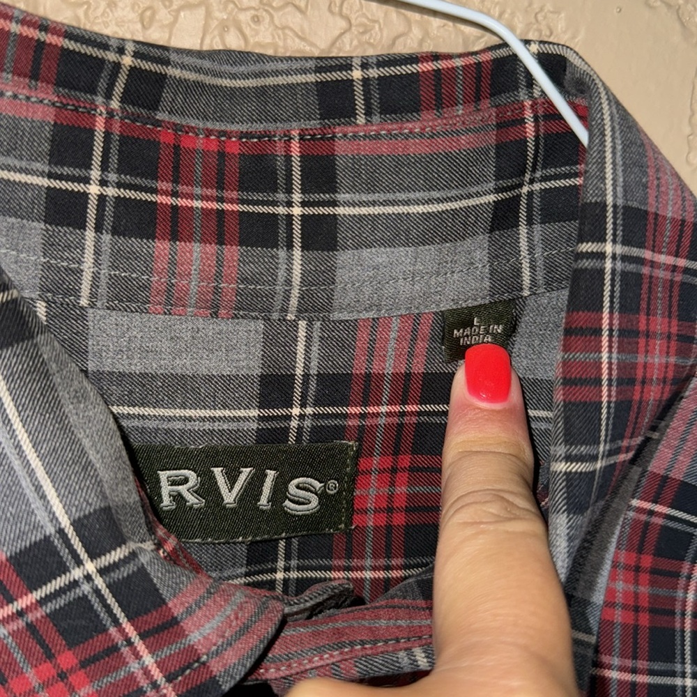 Orvis long sleeve button-down dress shirt size large - Picture 3 of 4